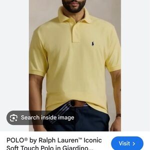Polo by‎ Ralph Lauren Yellow Classic Polo Shirt